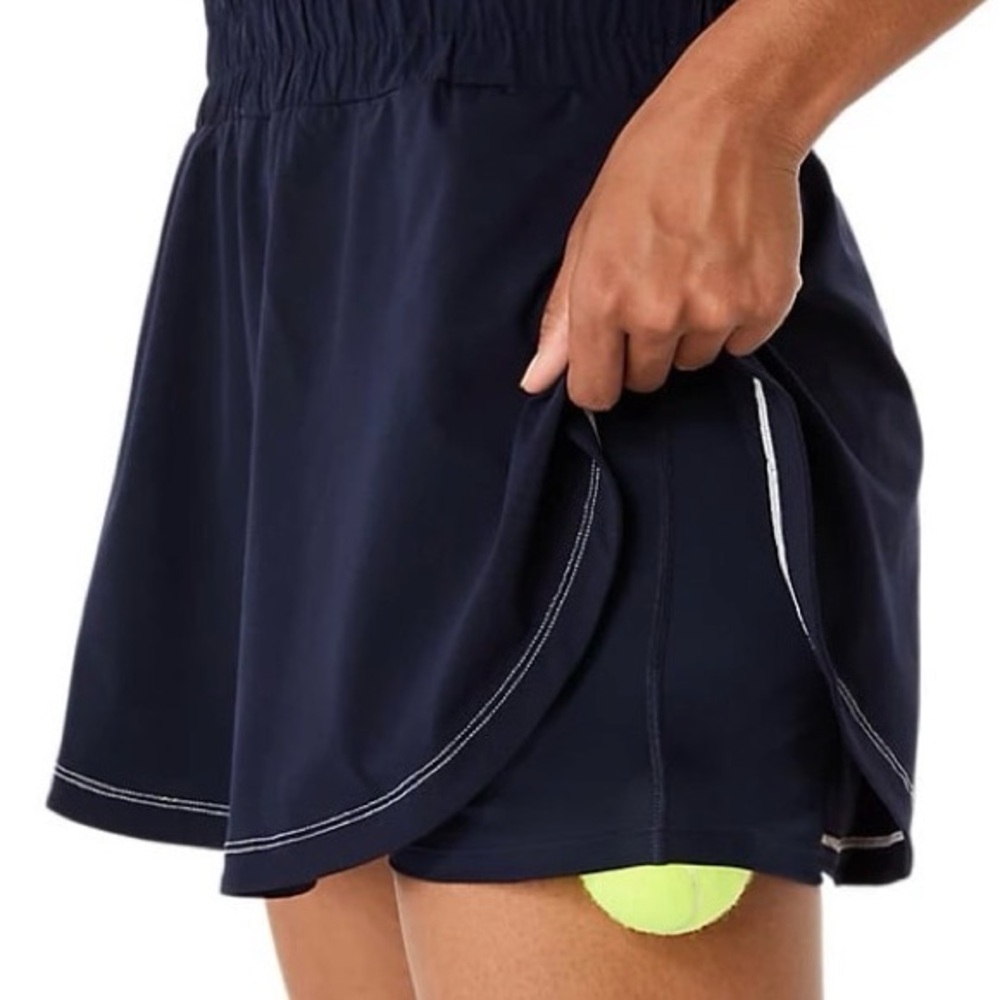 Asics A.P.C. Navy Biker Shorts Women Size Medium